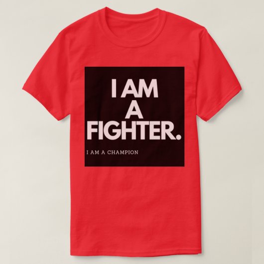 IK BEN EEN FIGHTER T-SHIRT (Design voorkant)