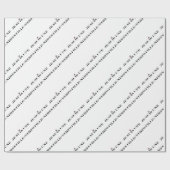 IK BEN EEN FILLE-NERFS — woordspeling Cadeaupapier (Vlak)