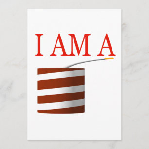 Ik ben een Firecracker Kaart