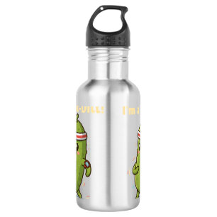 Ik ben een Fit-Dill! Grappig Fitness Augurk Puns O Waterfles
