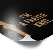 Ik ben een Frayed Knot Foto Afdruk (Hoek)