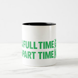 Ik ben een fulltime geek en parttime nerd mok