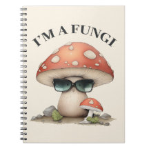 "Ik ben een Fungi" Cute Mushroom met zonnebrillen