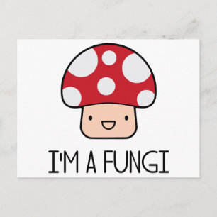 Ik ben een Fungi Fun Guy-paddenstoel Briefkaart