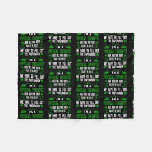 Ik ben een fysiotherapeuten therapie fleece deken