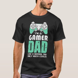 Ik ben een gamer pa Video Games Fan Celebrate Vade T-shirt
