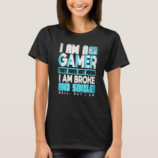 Ik ben een gamingvideo-gamecomponentenspeler t-shirt