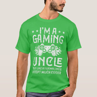 Ik ben een gammende oom Grappige videogamingoom De T-shirt