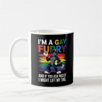 Ik ben een gay furry regenboog vos wolf pride mont