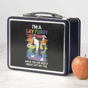 Ik ben een gay furry vos regenboog LGBTQ trots