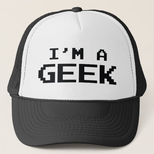 Ik ben een geek trucker pet (Voorkant)