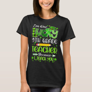 Ik ben een gelukkige leraar van de 9e klas Potlood T-shirt