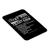 Ik ben een gelukkige moeder... ik heb een gek idee magneet (Rechterzijde)