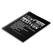 Ik ben een gelukkige moeder... ik heb een gekke zo notitieboek (Linkerzijde)