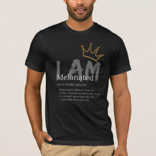 Ik ben een gemelaniseerde definitie t-shirt