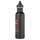 Ik ben een getatoeëerd flebotomist verpleegkundige waterfles (Rechts)