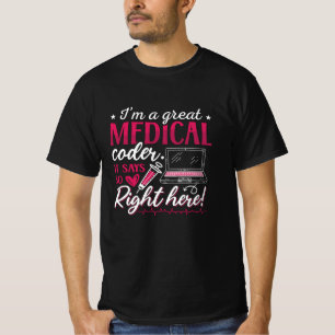 Ik ben een geweldige ICD-coderingsprogrammeur voor T-shirt