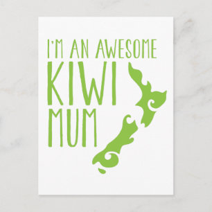 Ik ben een geweldige KIWI MUM Nieuw-Zeeland Briefkaart