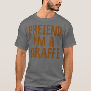 Ik ben een Giraffe Funny Giraffe Halloween Cos. T-shirt