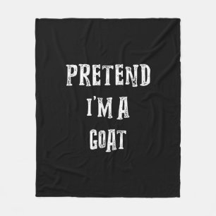 Ik ben een Goat Halloween Costume. Fleece Deken
