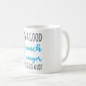 Ik ben een goede filiaalmanager, ik heb gewoon vee koffiemok (Voorkant rechts)