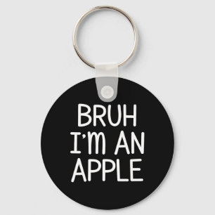 Ik ben een grappig Apple Lazy Halloween kostuumfee Sleutelhanger