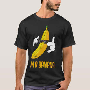 Ik ben een grappig bananenkostuum. t-shirt