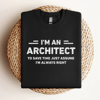 Ik ben een grappige architect t-shirt