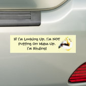 Ik ben een grappige bumpersticker. bumpersticker (Op auto)