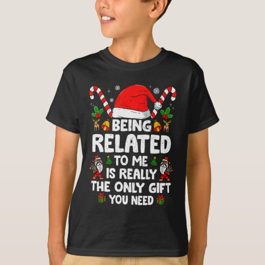 Ik ben een grappige kerstman-kerstman. t-shirt (Voorkant)