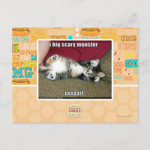 Ik ben een groot eng monster briefkaart