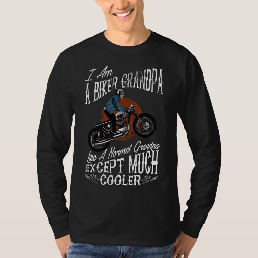 Ik ben een grootvader voor Grandpas Motorbikes T-shirt (Voorkant)