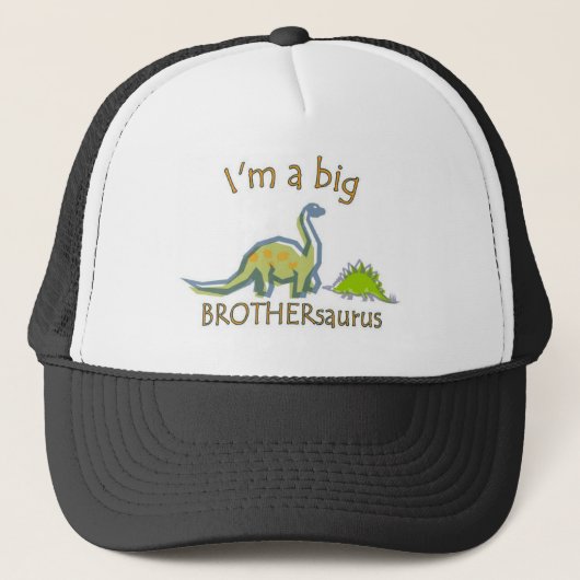 Ik ben een grote brothersaurus trucker pet (Voorkant)