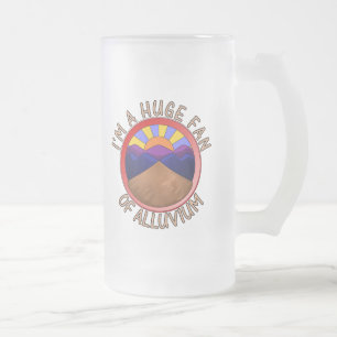 Ik ben een grote fan van Alluvium Geology Pun Matglas Bierpul