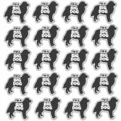 Ik ben een grote Sticker van Berner Mountain Dog (Voorkant)