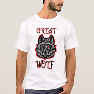 ik ben een grote wolf t-shirt