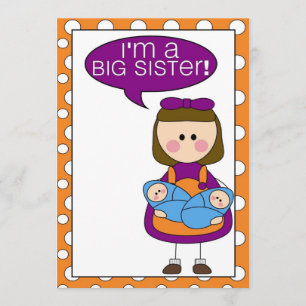 ik ben een grote zuster - aankondiging