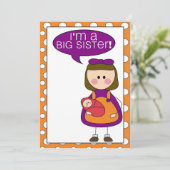 ik ben een grote zuster - aankondiging (Staand voorkant)