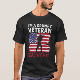 Ik ben een gruwelijke veteranendeal met de VS Flag T-shirt