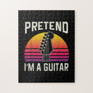 Ik ben een Guitar Funny Costume Gift. Legpuzzel