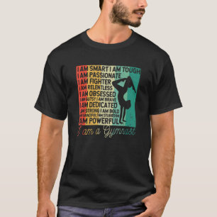 Ik ben een Gymnast Gymnastics Coach Gymnastic Spor T-shirt