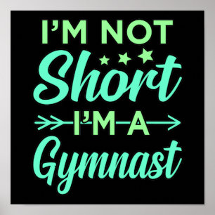 Ik ben een Gymnast Gymnastics Gymnastic Sports Lov Poster