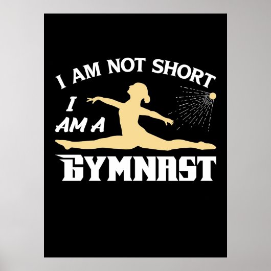 Ik ben een gymnast poster (Voorkant)