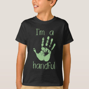 Ik ben een handvol t-shirt