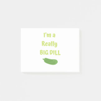 Ik ben een heel grote Dill Funny Pickle Post-it® Notes
