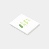 Ik ben een heel grote Dill Funny Pickle Post-it® Notes (Schuin)