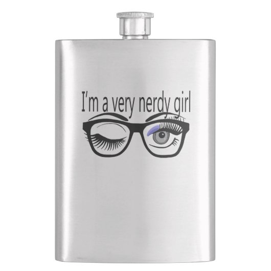 Ik ben een heel nerdy meisje met een oogschaduw va flacon (Voorkant)