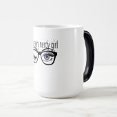 Ik ben een heel nerdy meisje met een oogschaduw va magische mok (Voorkant rechts)
