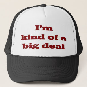 Ik ben een hele grote jongen trucker pet