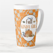 Ik ben een Herfst Kinda Girl Latte Mok (Rechterhoek)